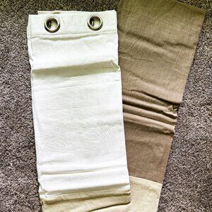 Storehouse Linen Drapery- 2 panels